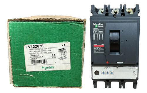 Disjuntor Tripolar Nsx400f 400a Lv432676 Schneider