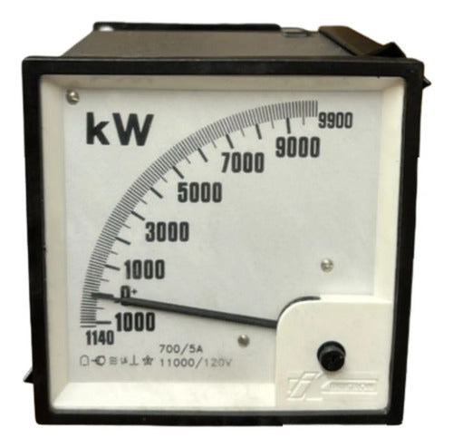 Wattimetro Ew96 Esq.07 Ip54 700/5a 11000/120v Kron 11000/120v