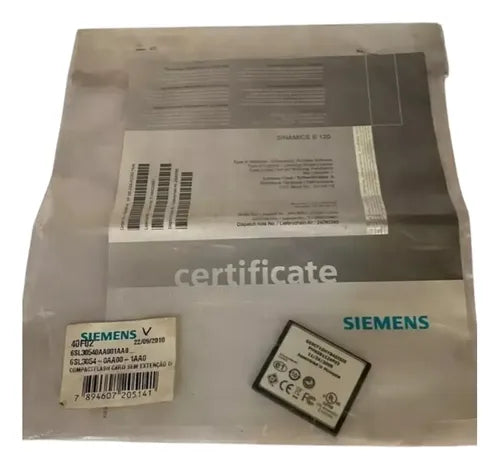 Compactflash Card 6sl3054-0aa00-1aa0 Siemens