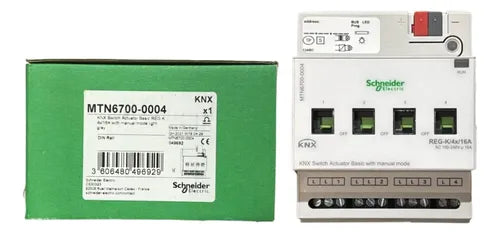 Modulo Atuador Knx Reg-k/4x230/16 Mtn6700-0004 Schneider