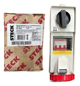 Tomada S5006d 3p+n+t 16a 380/440v 6h Vermelho Dj Bq Steck Vermelho