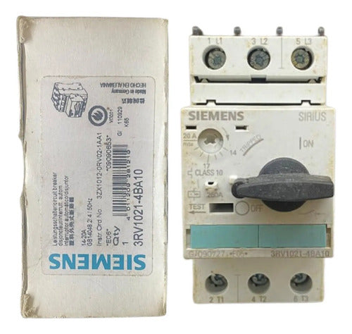 Disjuntor Motor 3rv1021-4ba10 14-20a Siemens - 50/60hz