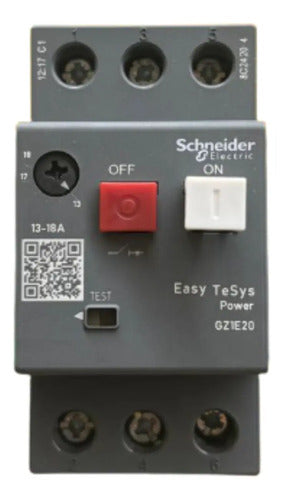 Disjuntor Termomag 13-18a Botao Impulsao Gz1e20 Schneider 690v 50-60hz