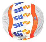 Cabo Flexível Sil Branco 1 X 1,5 Mm² 100 Metros (100m) Branco