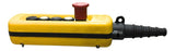 Botoeira Pendente 4 Botoes + 1 Emergência Xaca4713 Schneider Amarelo