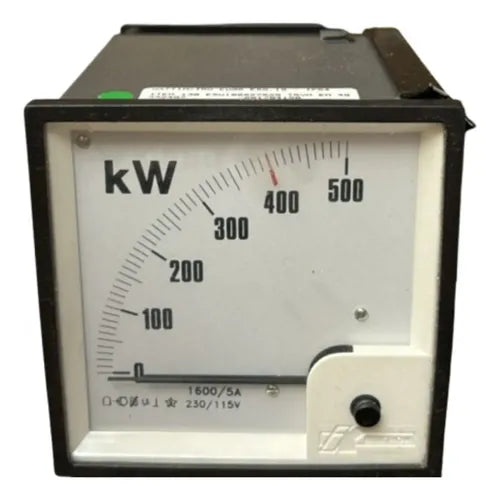 Wattimetro Ew96 Esq. 19 1600/5a 230/115v Trmv Em 400kw Kron 230/115v