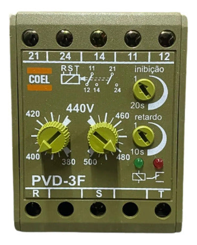 Monitor De Tensão Pvd2 3f 440v/60hz Coel