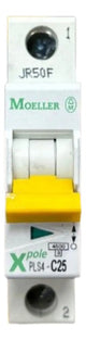 Kit Com 10 Peças: Disjuntor Unipolar Pls4-c25-mw 25a Moeller