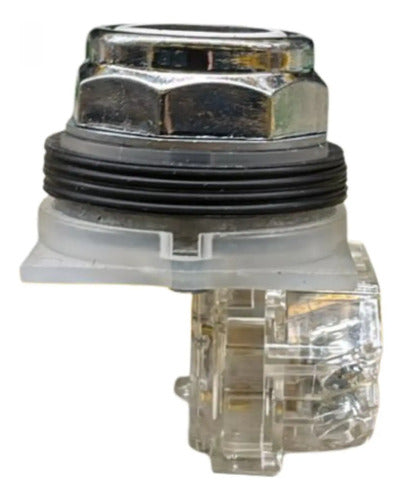 Botão 30mm Metálico 1na Preto 9001kr1bh13 Schneider Preto -