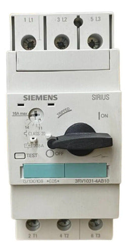Disjuntor Motor 3rv1031-4ab10 11-16a Siemens - 50/60hz