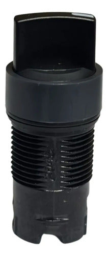 Kit Com 2: Cabeçote Para Comutador 16mm Zb6ad25 Schneider Preto 0