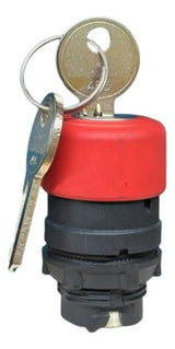 Cabeçote Para Botão 22mm Vermelho Zb5as74 Schneider Preto Com Vermelho -