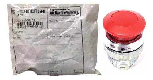 Botão Emergência Cogumelo Vermelho Cz3 36/03 30 Mm Schmersal