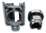 Botão Ø22mm Metálico Verde Na+nf Xb4ba35 Schneider Verde -