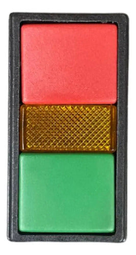 Kit Com 3: Botão Duplo Dp2/14 22mm Verde Vermelho Schmersal Dp2/14 Não Se Aplica