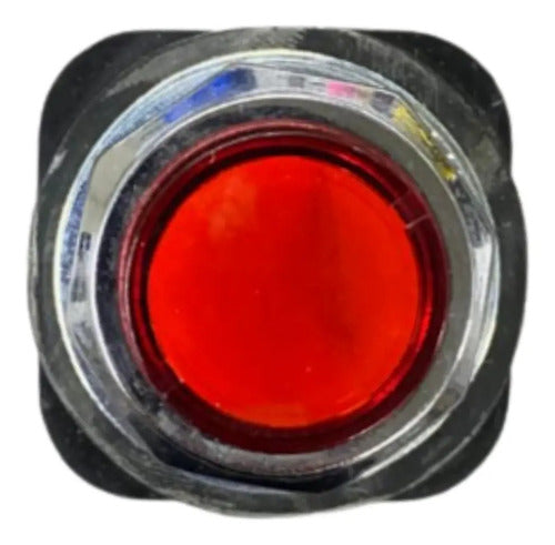 Botão 30mm Vermelho 1na+1nf Xb3bw3435 Telemecanique Vermelho -