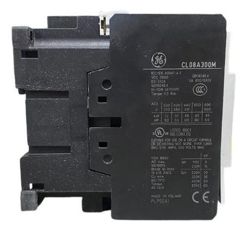 Contator 3p 80a 120vca Cl08a311m4 GE
