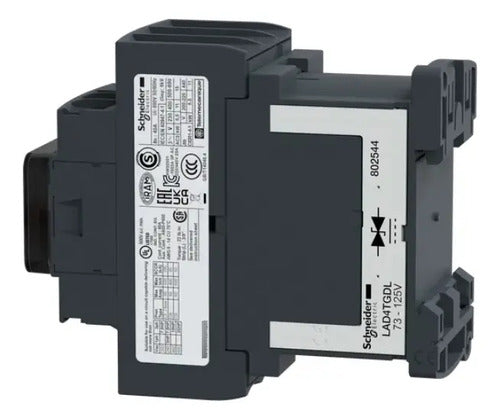 Contator Tesys 3p 25a Ac-3 125vcc 1na+1nf Lc1d25gd Schneider 127v