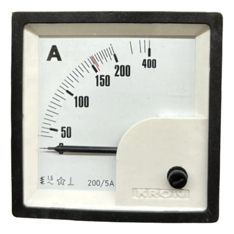 Amperímetro Fm72pc 200/400/5a Travamento Em 157a Ip54 Kron