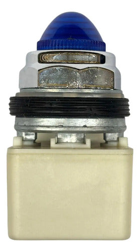 Sinaleiro 30mm Azul 9001kp35lll9 Schneider Azul 24vca/cc