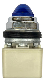 Sinaleiro 30mm Azul 9001kp35lll9 Schneider Azul 24vca/cc