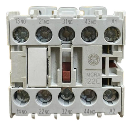 Kit Com 3 Peças: Contator Auxiliar Mcra022at4 102058 GE 120