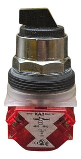 Comutador 30mm Metálico 1naf 3 Posi 9001ks502bh37b Schneider Preto/vermelho/verde -