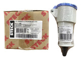 Kit Com 2: Acoplamento N3056 16a 2p+t 200/250v Azul Steck Azul