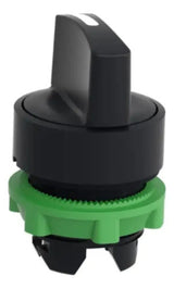 Cabeçote Para Chave Seletora Ø22mm 3 Pos Zb5ad8 Schneider  Preto -