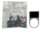 Kit Com 10 Peças: Porta Etiqueta 30x50mm Zby6101 Schneider Cinza