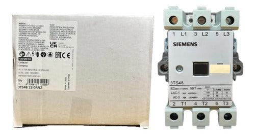 Contator 75a 220v 3ts4822-0an2 2na+2nf Siemens 220v