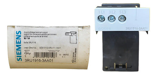 Suporte Para Relé 3ru11/3rb10 Tam. S00 3ru1916-3aa01 Siemens -