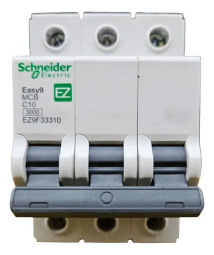 Kit Com 2: Disjuntor 3p 3ka Curva C Ez9f33310 Schneider