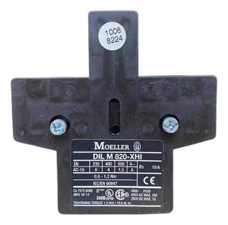 Kit Com 2: Bloco De Contato Dilm820-xhi11-si 1naf Moeller