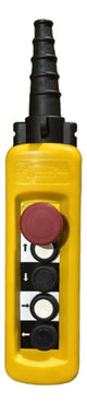 Botoeira Pendente 4 Botoes 1 Velocidade Xaca4814 Schneider Amarelo