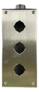 Botoeira Metalica Vazia 30mm 3 Furos 9001kyss3 Schneider Metalica