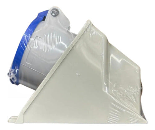Tomada N4209 32a 3p+t 200/250v 9h Azul Ip44 Steck Azul