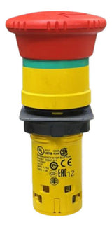 Botão Emergência Vermelho 22mm Plástico Xb7ns8442 Schneider Vermelho -