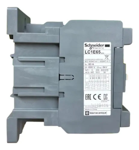 Contator 3p 65a 1na+1nf Bobina 220vca Lc1e65m7 Schneider  220v