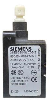 Chave Fim De Curso 1na+2nf 3se5250-0lc05 Siemens