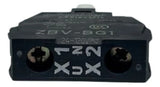 Bloco De Contato Luminoso Led Universal Bc Zbvbg1 Schneider Preto 24 A 120vca Cc