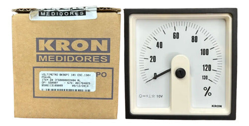 Voltimetro Bk96pi 10v Escala 0 A 130% Ip54 Kron