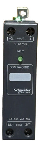 Relé De Estado Sólido 30a Ssm1a430bd Schneider 4-32vcc / 48-660vca