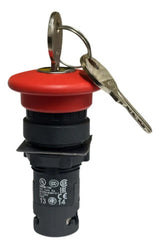 Botao 22mm Plastico Monobloco 1na+1nf Xb7nh25 Schneider Vermelho 0