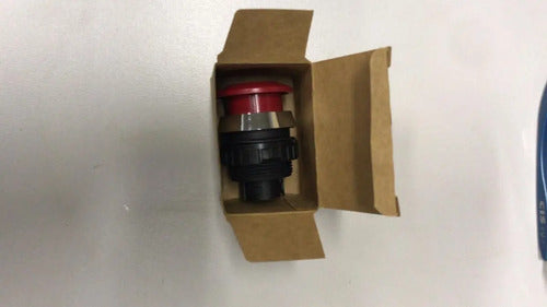 Kit Com 2 Peças: Botão C3.36/03 Cogumelo 30mm Vm Schmersal