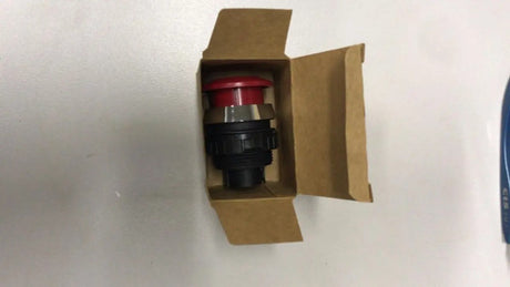 Kit Com 2 Peças: Botão C3.36/03 Cogumelo 30mm Vm Schmersal