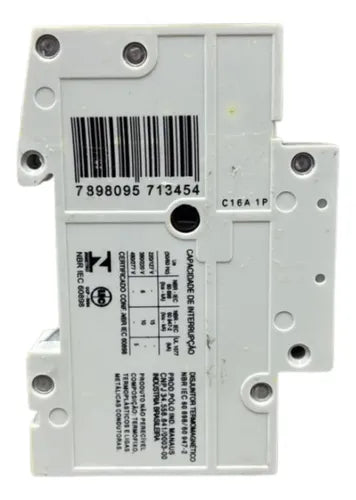 Kit Com 2: Disjuntor Unipolar 16a 5sx2116-7 Siemens