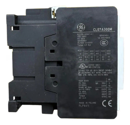 Contator Cl07a311m4 3p 65a 120V GE
