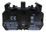 Bloco Disparador Siemens Interruptor Auxiliar 3vl9400-2ab00 127/220v