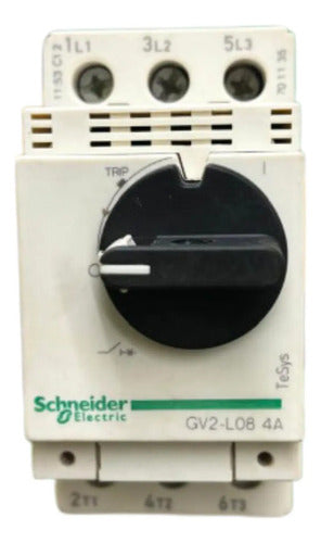 Disjuntor Motor Magnético Gv2l08 4a 50ka Schneider 690v 50-60hz